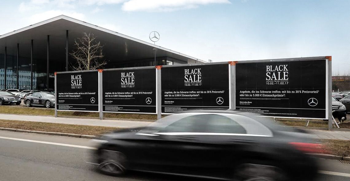 Mercedes-Benz: BLACK SALE 38% mehr Umsatz bei gleichem Mediabudget